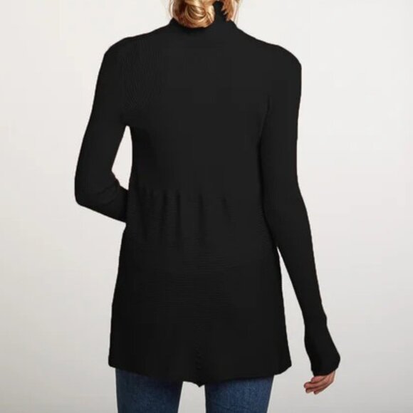 Autumn Cashmere‎ Women's Black Open Casual Long Sleeve Cardigan - Size S Small - Picture 5 of 5